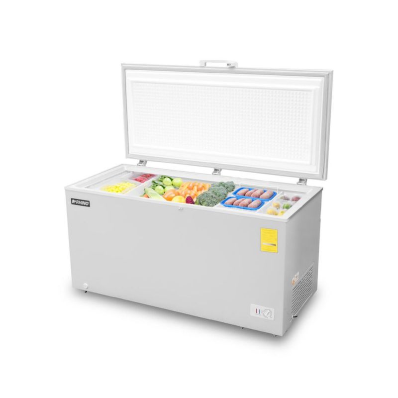 CONGELADOR RHINO CONGECO-16 | Congelador Horizontal | 16 Pies Cúbicos | Canastilla De Acero |  Carnicería Pastelería Super Mercados