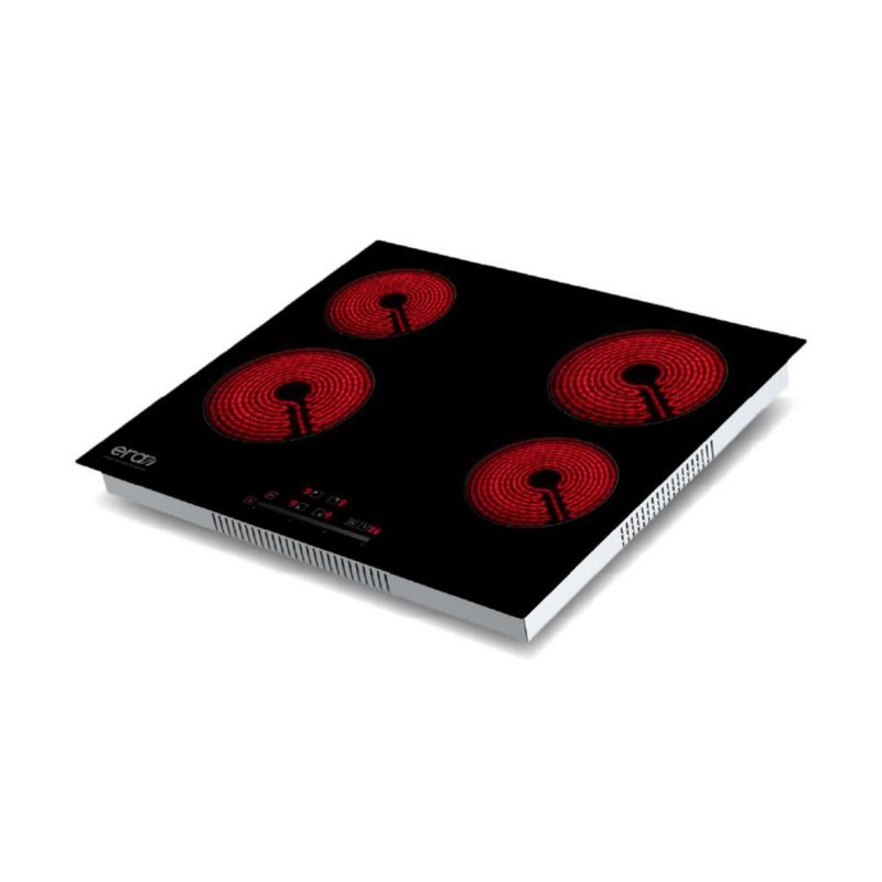 Parrilla Eléctrica Vitrocerámica Era, 4 Quemadores 60cm 110v