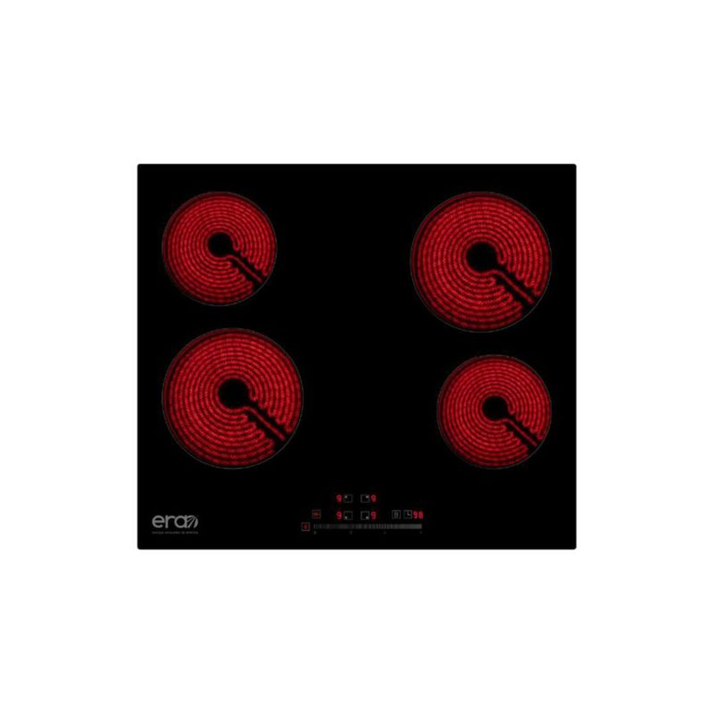 Parrilla Eléctrica Vitrocerámica Era, 4 Quemadores 60cm 110v