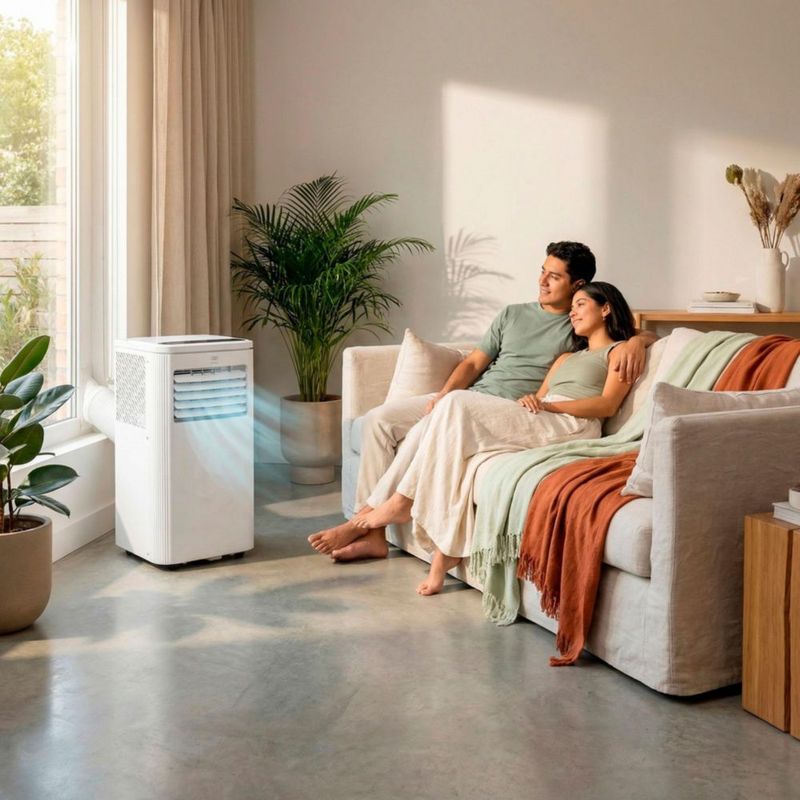 Aire acondicionado portátil 3 en 1 Enfriador, Ventilador y Deshumidificador Cobertura 16 m2 Control Remoto 115v Avera AICP01