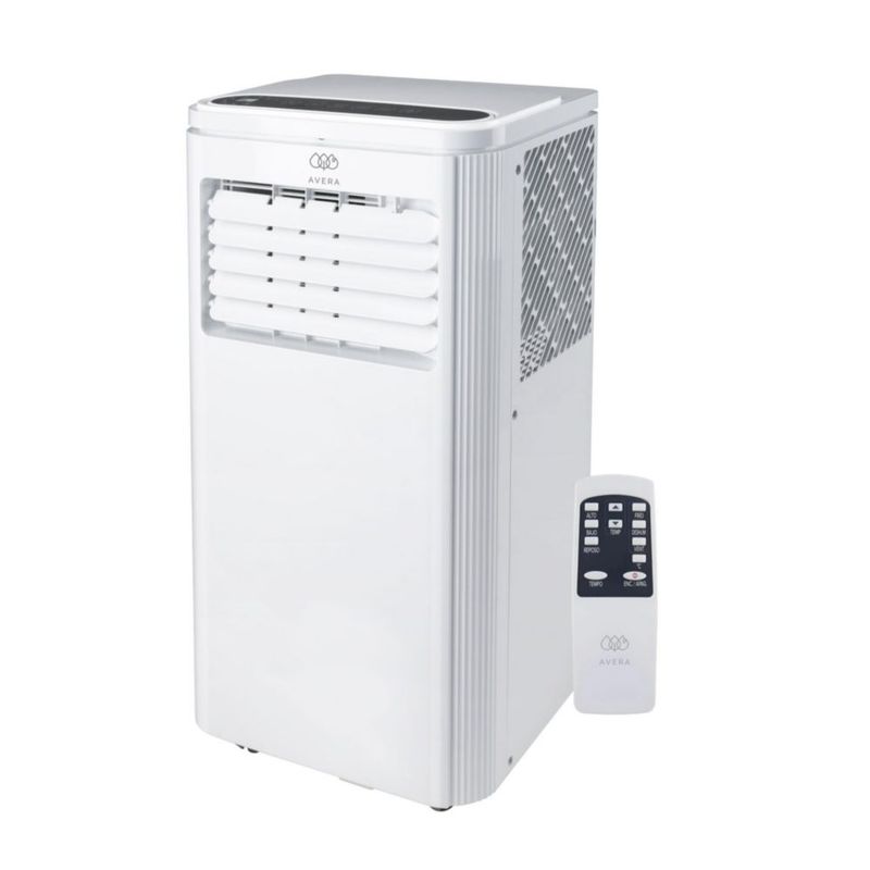 Aire acondicionado portátil 3 en 1 Enfriador, Ventilador y Deshumidificador Cobertura 16 m2 Control Remoto 115v Avera AICP01
