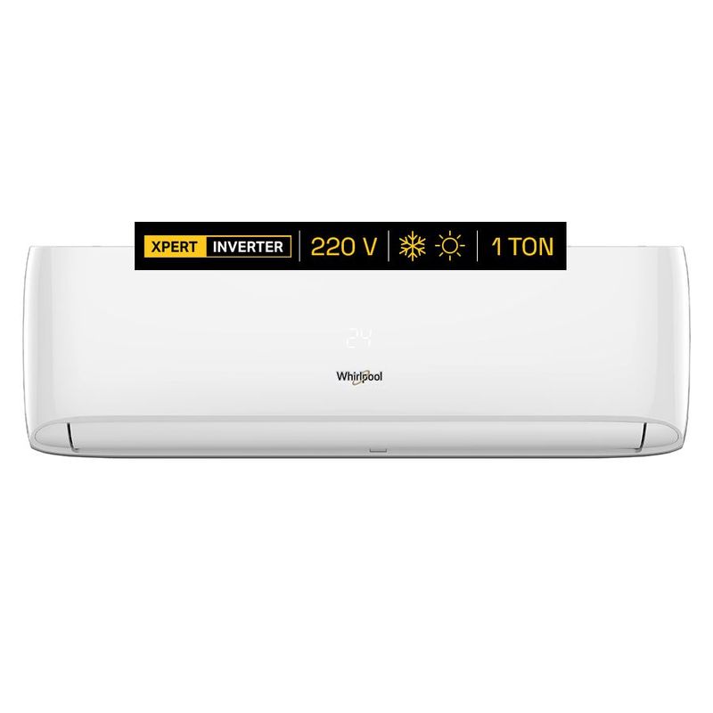Minisplit Whirlpool Xpert Inverter 1 Tonelada (Frío/Calor) 220v
