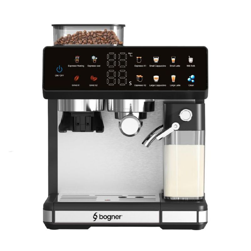 Cafetera Semiautomática con Molino 1350 W Bogner BDCM10
