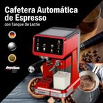 Cafetera Espresso Automática 20B Color Rojo Bogner BDECM03