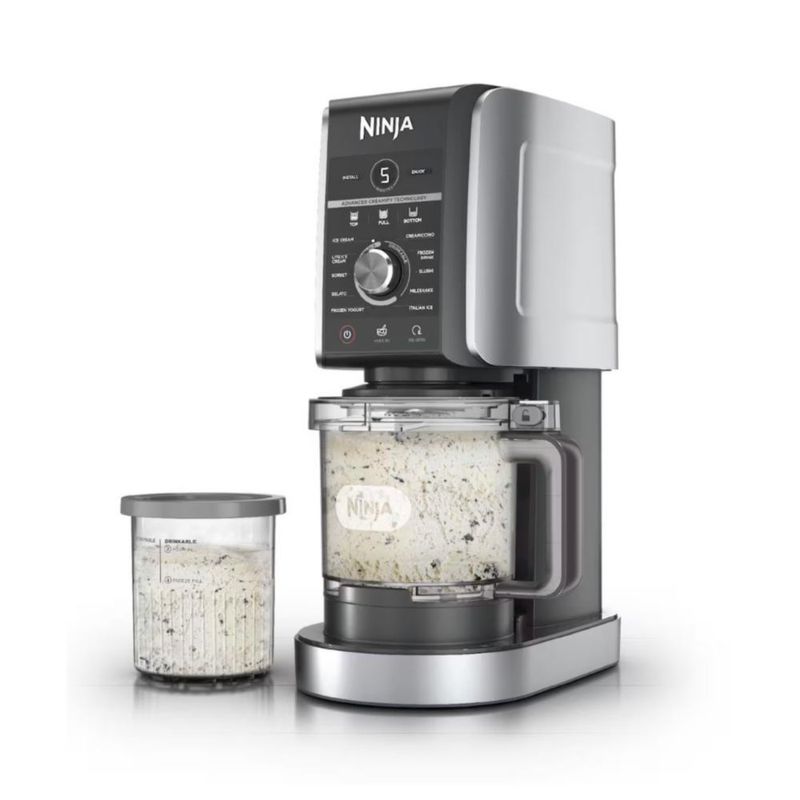 Ninja CN501 CREAMi Deluxe 11 en 1 - Máquina para Helados, Sorbetes y Postres Congelados (Caja con detalles)