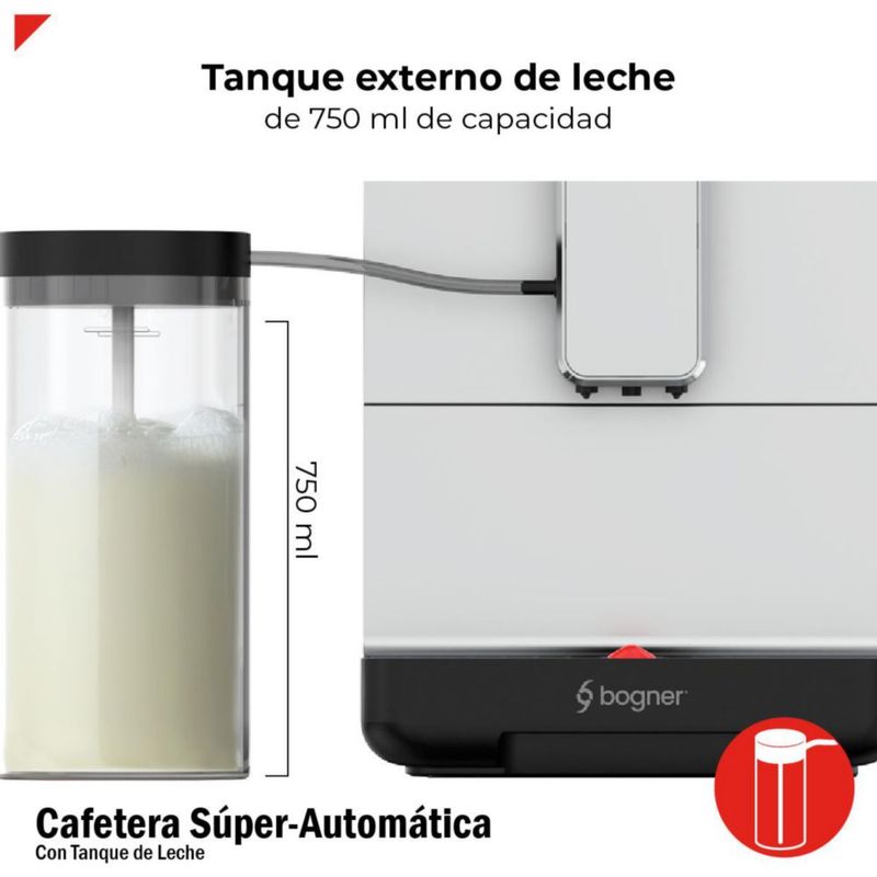 Cafetera Súper-Automática 20B Con Molino Bogner BECM02S