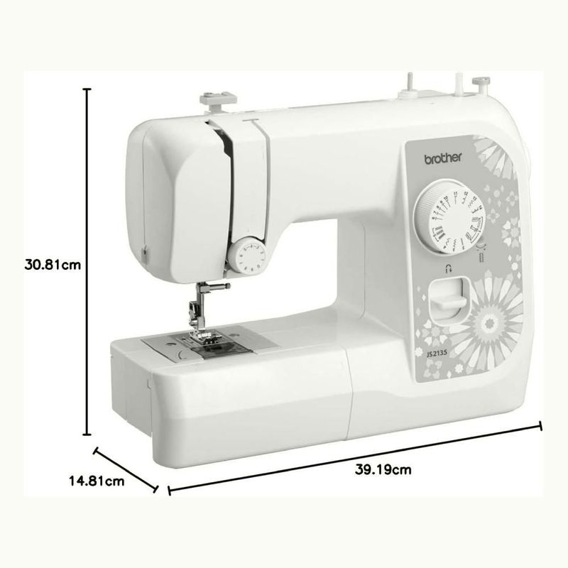 Máquina De Coser Brother Js2135 Blanca 120V