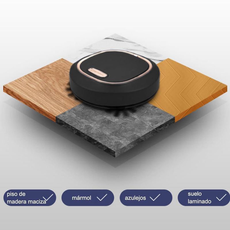 Robot Aspirador Inteligente con Estación de Carga - Limpieza Automática para Hogar con Tecnología de Succión Avanzada.HOGAWAY