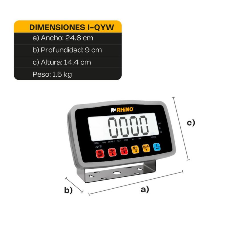 Indicador Inalámbrico Rhino I-QYW LED