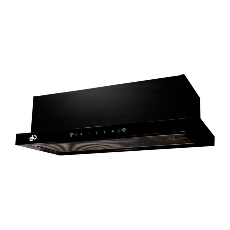 Campana Empotre Extraíble EB Técnica EB-370-B de 70 cm Acero Negro