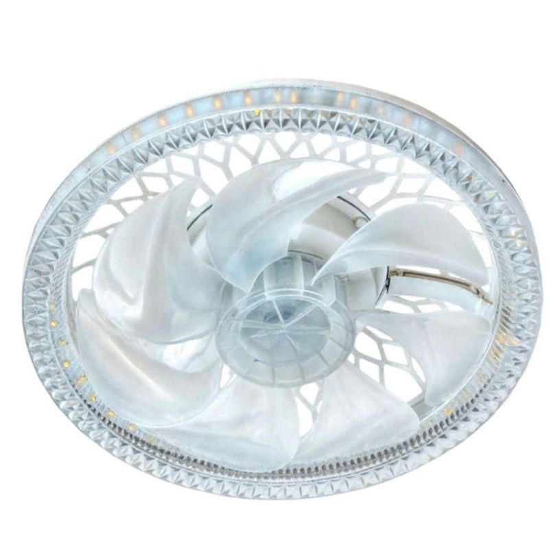 Lampara Led 23W con Ventilador de 12 W y Control Remoto Luz Cálida y Fría