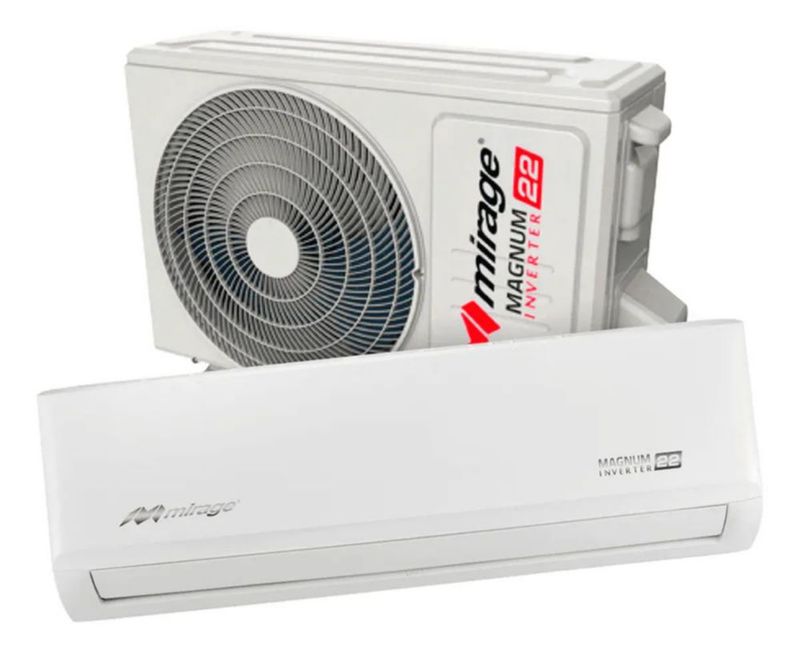 Mini Split Mirage Inverter Magnum 22 Frío-Calor 1 Ton 220V Blanco