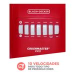 Licuadora De Vidrio 10 Velocidades Color Rojo B&D BL1000RG