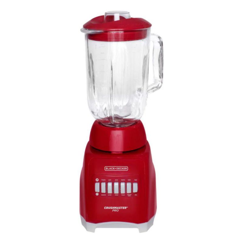 Licuadora De Vidrio 10 Velocidades Color Rojo B&D BL1000RG