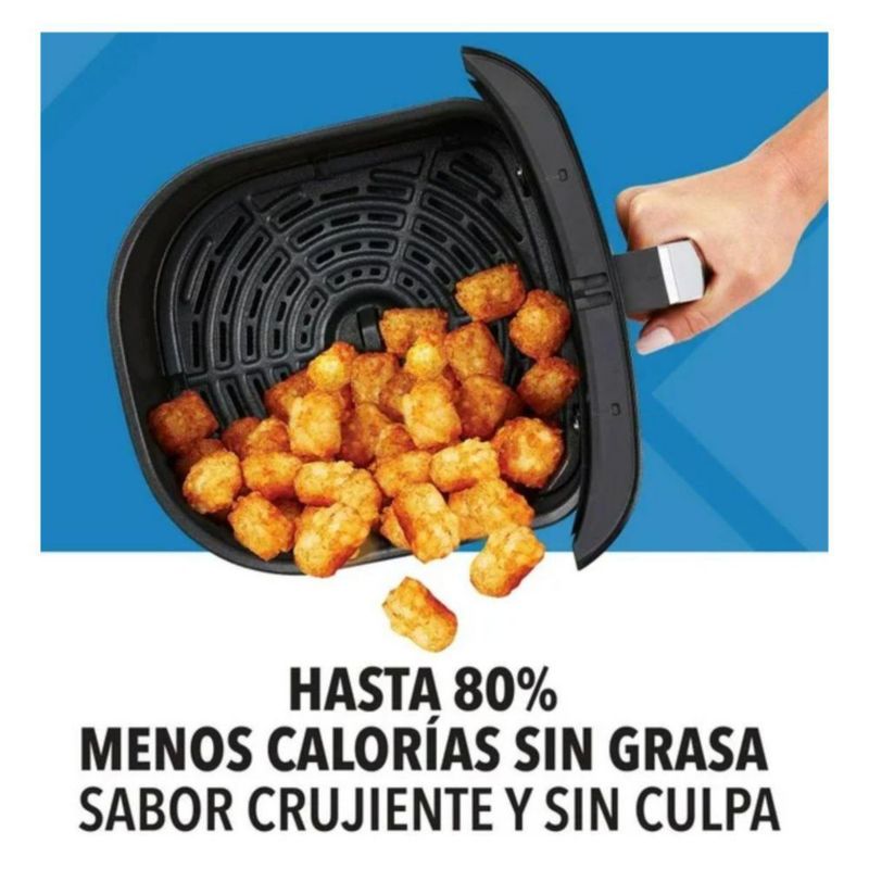 Freidora De Aire Y Vaporera 6.6L PowerXL Color Negro ST-006-LA