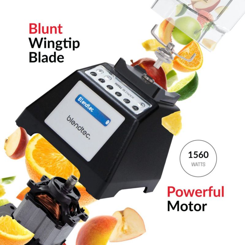Licuadora Blendtec Total Blender Classic con tarro de cuatro lados de 22 litros