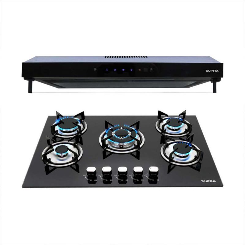 Supra Combo parrilla 5Q y campana 60cm CAPPERI