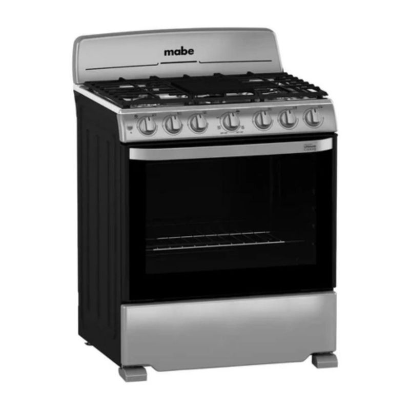 Estufa Mabe 30 Pulgadas 6 Quemadores Gris EM7654BFIS3