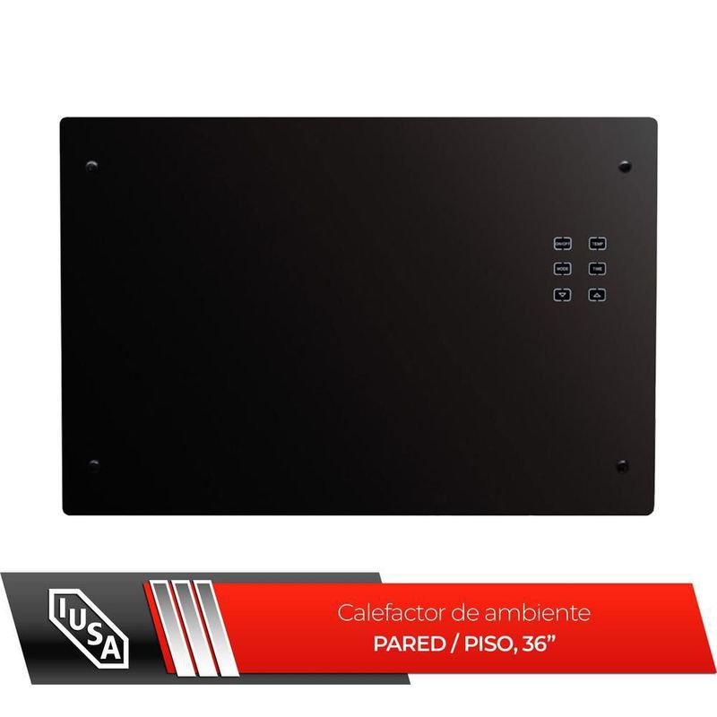 Calefactor de ambiente para piso y pared, 1500 w