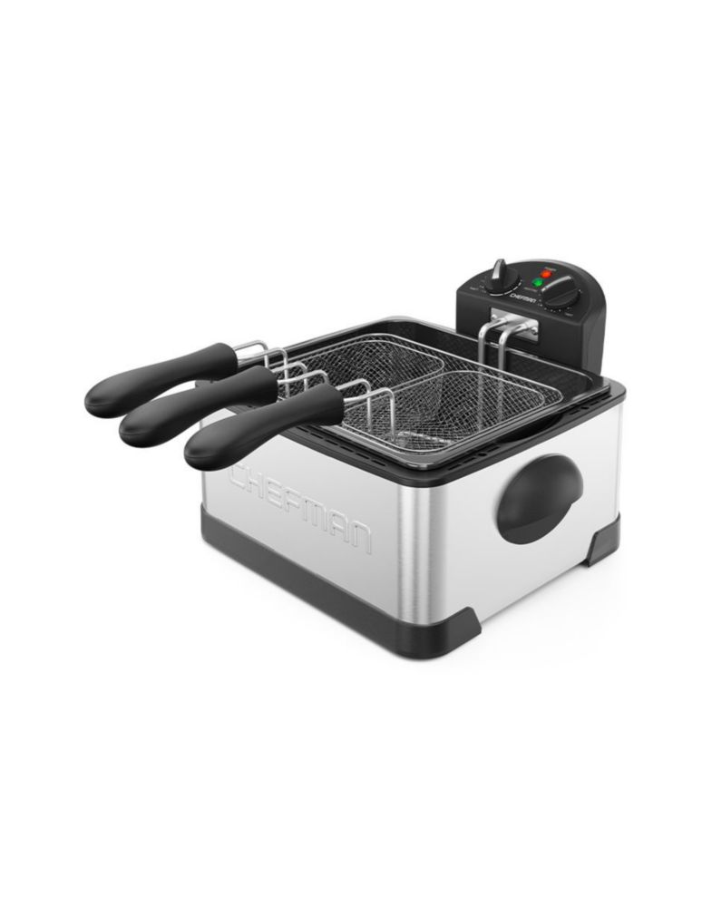 Chefman Freidora de Aceite tamaño jumbo 4.5 L