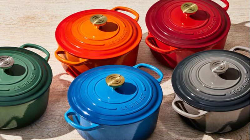 Pomo para crisol Le Creuset oro claro 45 mm acero inoxidable