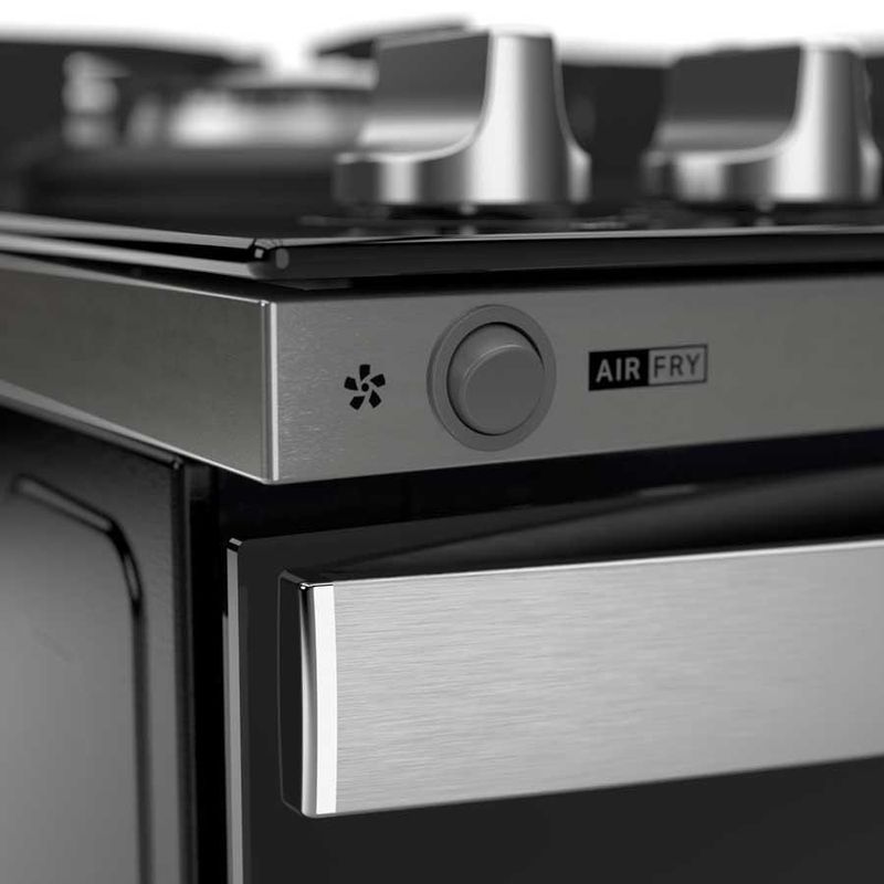 Estufa de Gas WFR7650S Xpert Air Cooking de piso 30" con 5 quemadores - Acero inoxidable