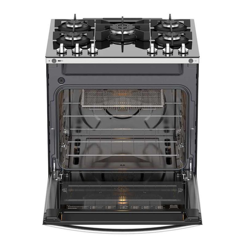 Estufa de Gas WFR7650S Xpert Air Cooking de piso 30" con 5 quemadores - Acero inoxidable