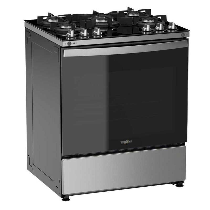 Estufa de Gas WFR7650S Xpert Air Cooking de piso 30" con 5 quemadores - Acero inoxidable
