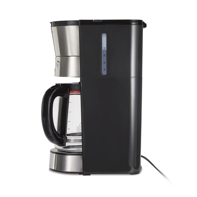 Cafetera hamilton beach 12 tazas programable acero inox
