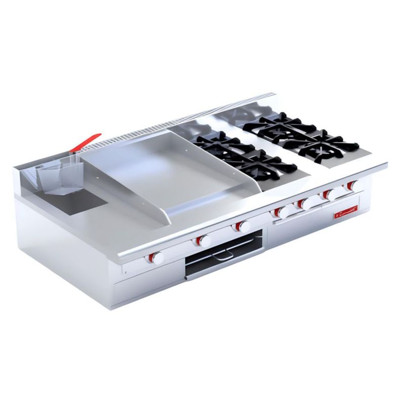 ESTUFA CORIAT MULTICHEF MASTER DE MESA Estufa 4 Quemadores Plancha