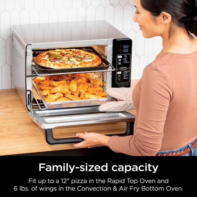 Horno doble Ninja DCT451 12 en 1 Smart con FlexDoor Stainless