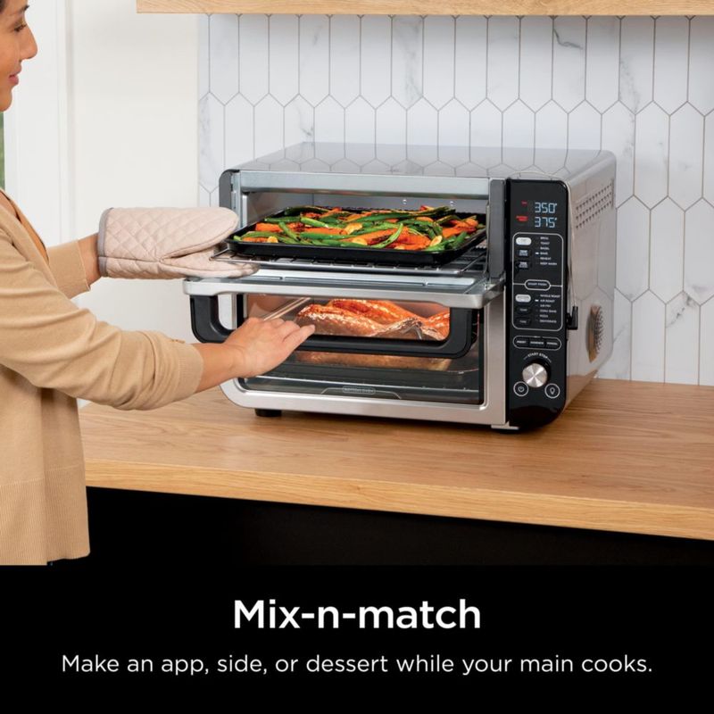 Horno doble Ninja DCT451 12 en 1 Smart con FlexDoor Stainless