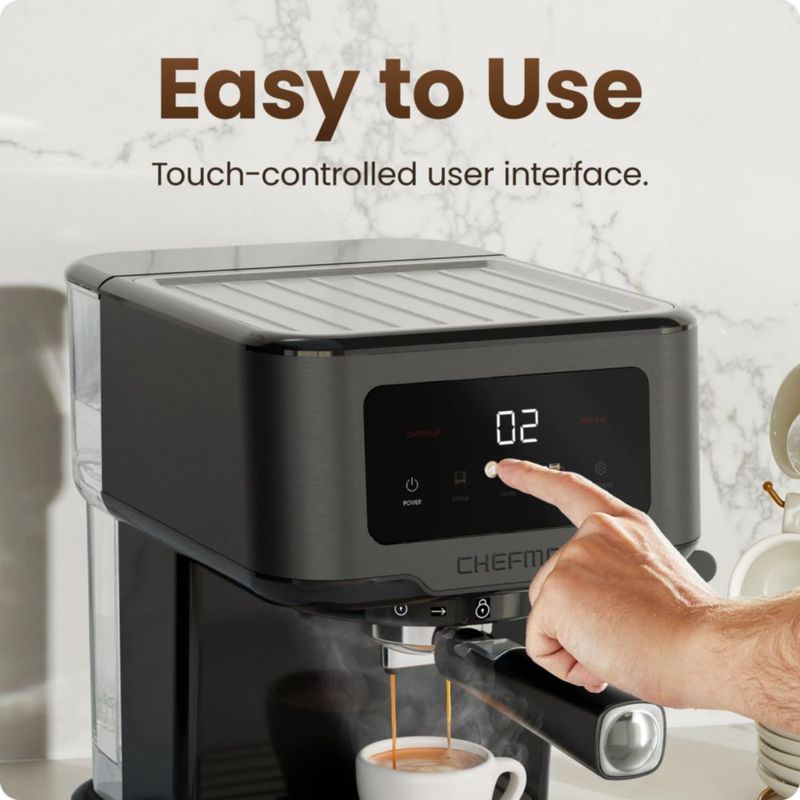 Máquina de espresso Chefman CraftBrew de 15 bares 15 L 120 V