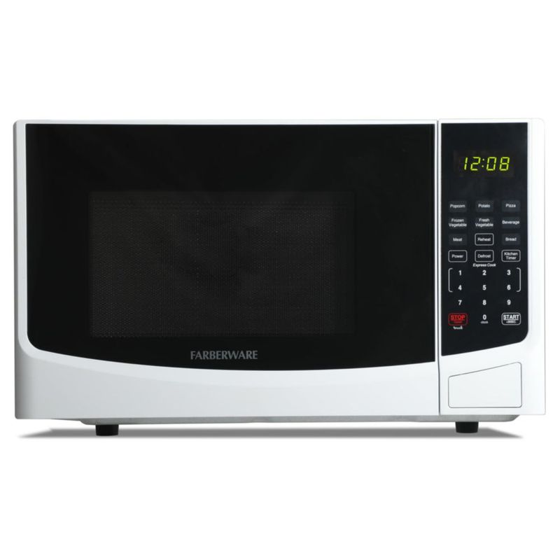 Horno microondas Farberware de 09 pies cúbicos 900 W blanco