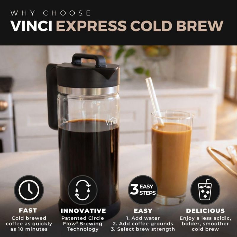 Cafetera eléctrica para cold brew VINCI Express de 14 L
