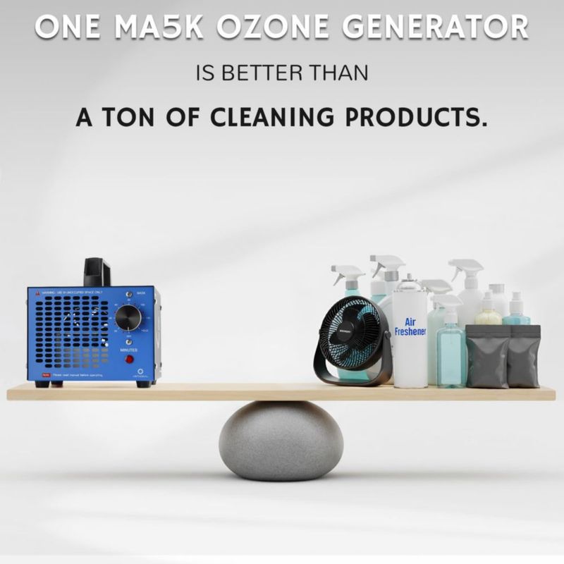 Generador de ozono Airthereal MA5K con temporizador cobertura de 186 m²