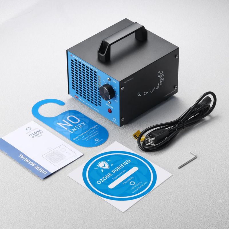 Generador de ozono Airthereal MA5K con temporizador cobertura de 186 m²