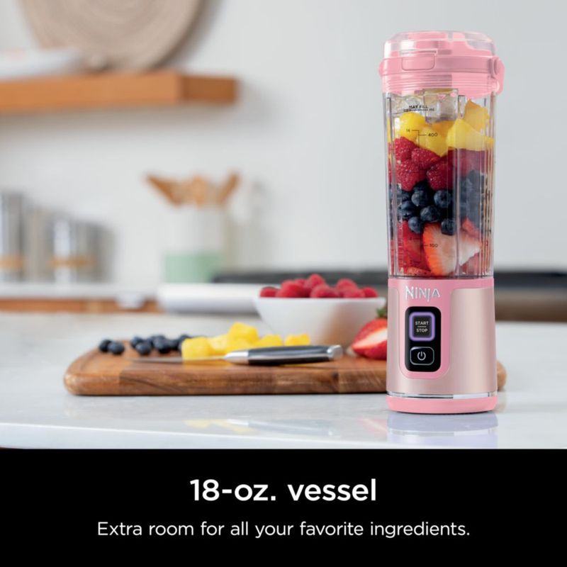 Licuadora portátil Ninja Blast BC151PK 500 ml inalámbrica rosa