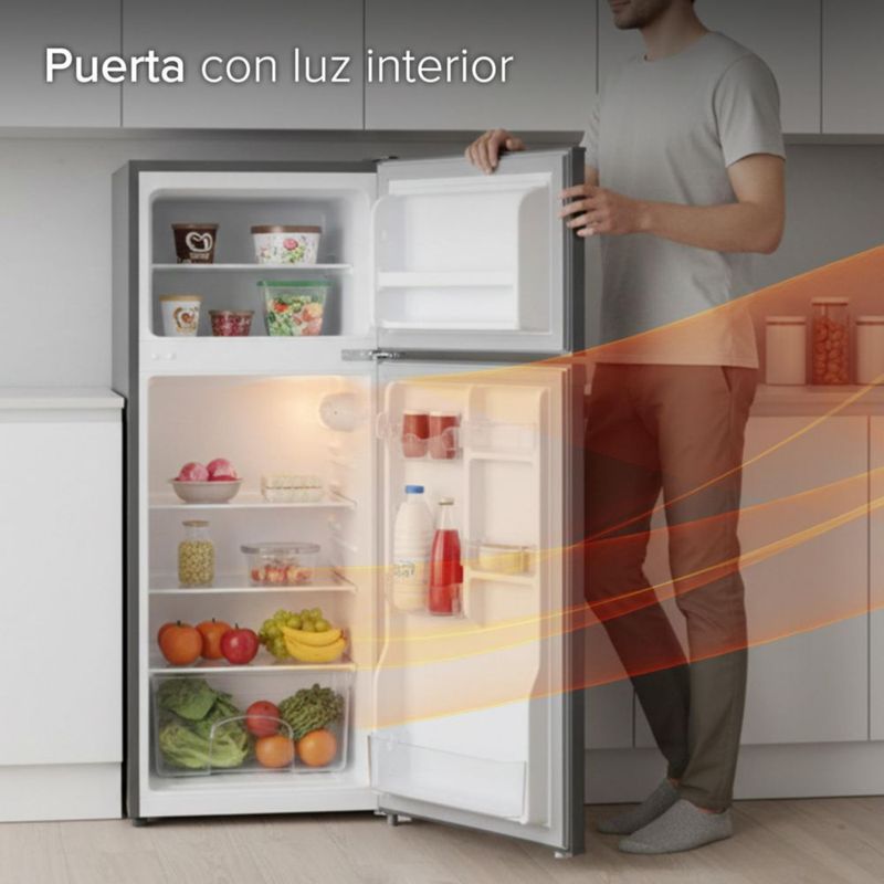 White Westinghouse Refrigerador Frigobar 4.4 pies 125L Top Mount