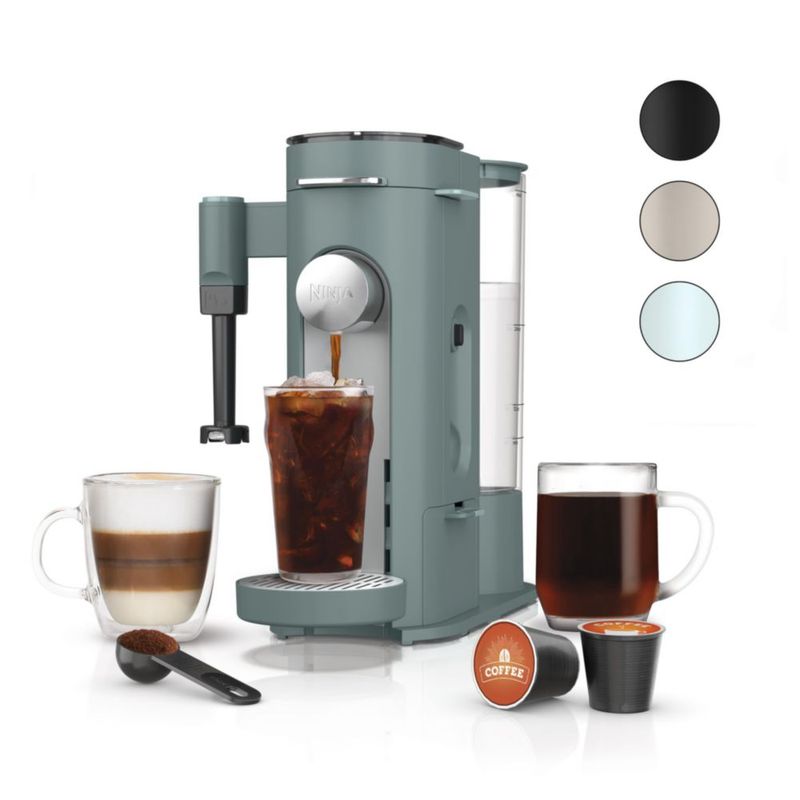 Cafetera Ninja Pods & Grounds con espumador de leche 1550W