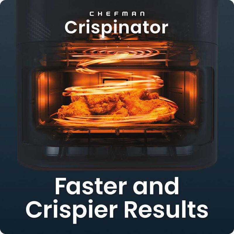 Freidora de aire Chefman Crispinator 7 en 1 7.6 L 120 V