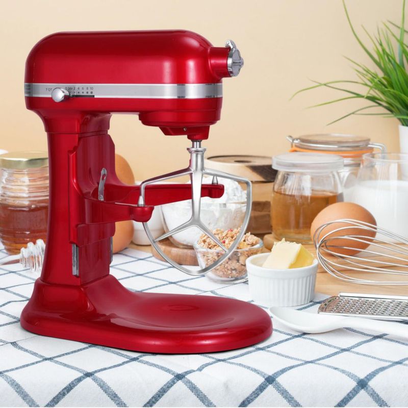 Batidor plano MEILEYII para batidora KitchenAid de 7 QT
