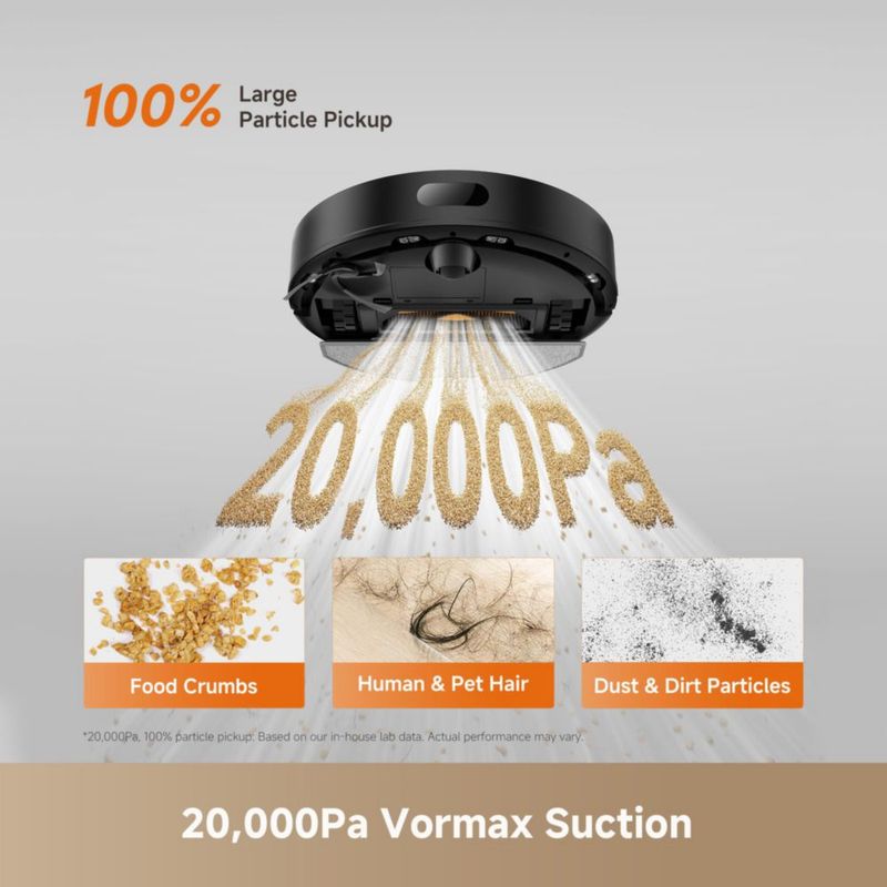 Robot aspirador DREAME D20 Air Plus 20000Pa con vaciado automático