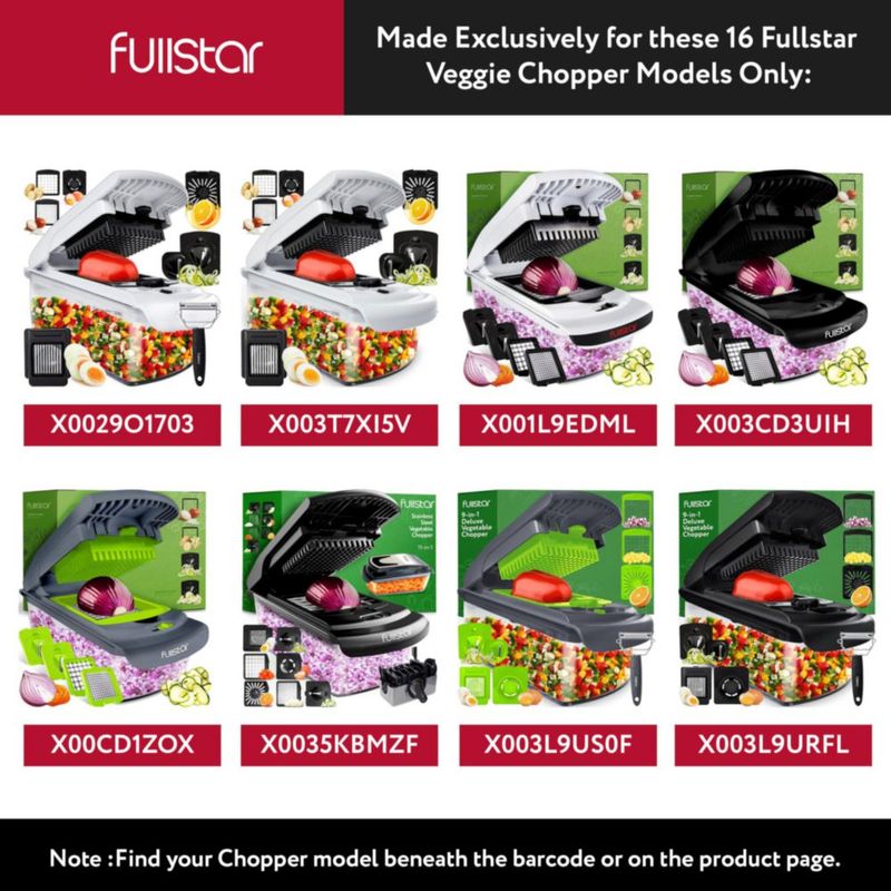 Juego de repuesto de cuchillas Fullstar de 2 piezas para picador de verduras