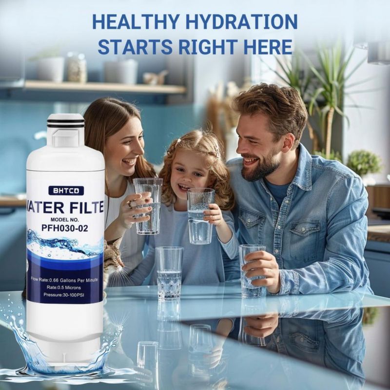 Filtro de agua BHTCD PFH030-02 para refrigerador Samsung 3 piezas