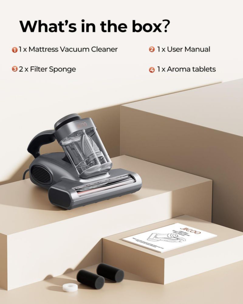Aspiradora JIGOO J300 Pro 14 kPa 550 W UV e infrarrojo