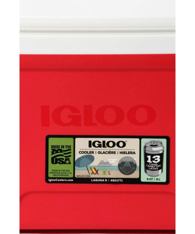 Hielera Igloo Capacidad De 9 QT (8,51L), Modelo Laguna IG7020