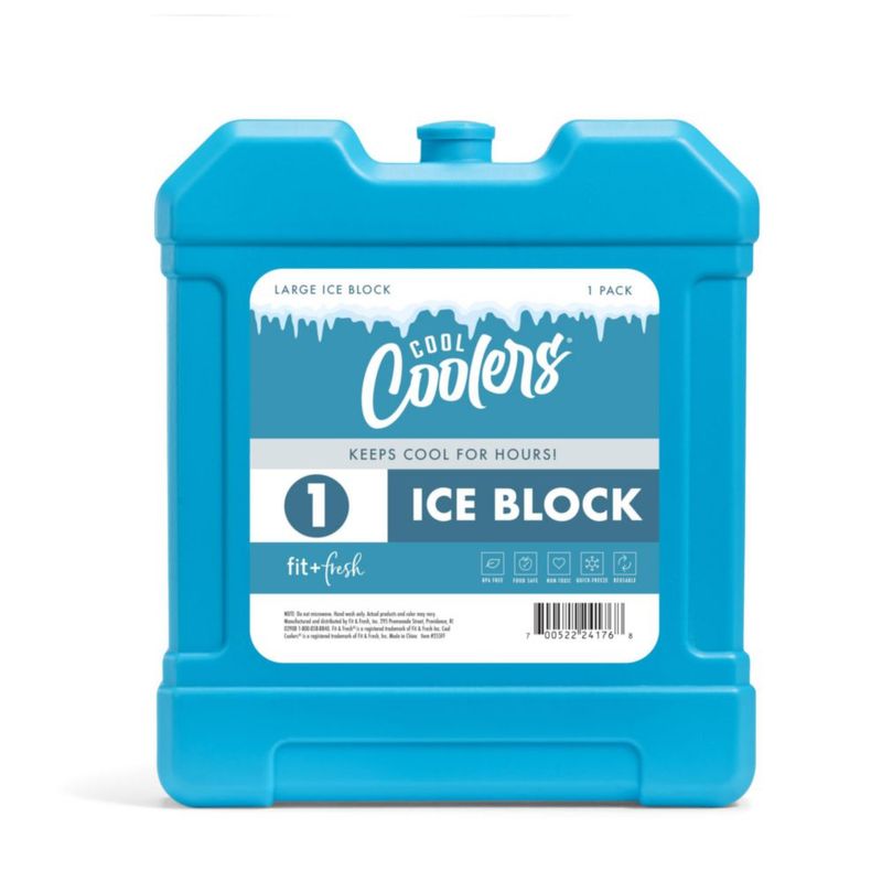 Cool Coolers by Fit + Fresh, bloque de hielo para congelador XL, paque