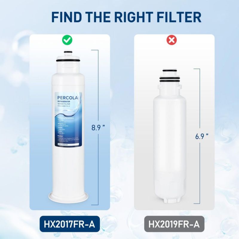 Filtro de agua PERCOLA HX2017FR-A/HX2017F-A para Hisense®