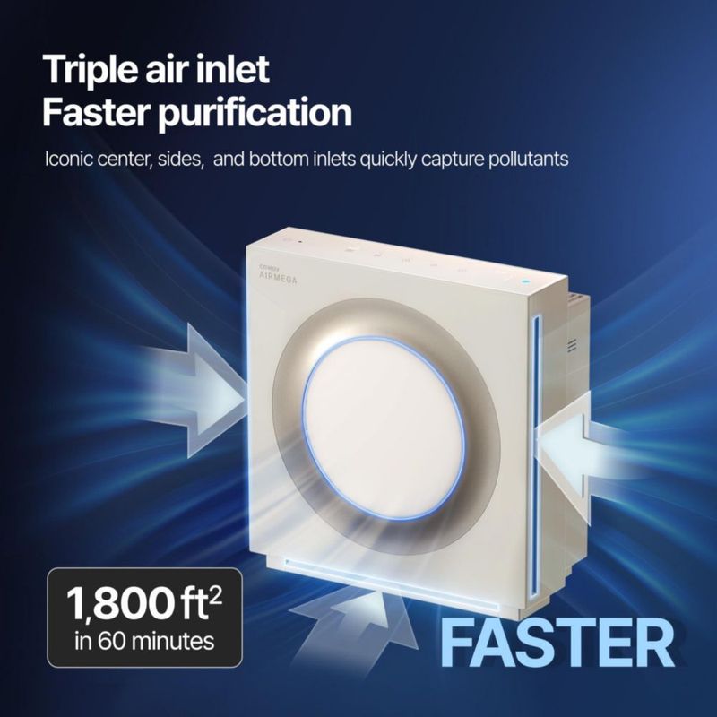 Purificador de aire Coway Airmega Mighty2 HEPA para espacios grandes
